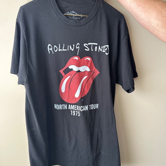 Rolling Stones North American Tour 1975 Large Men's Short Sleeve Tee - Picture 6 of 9